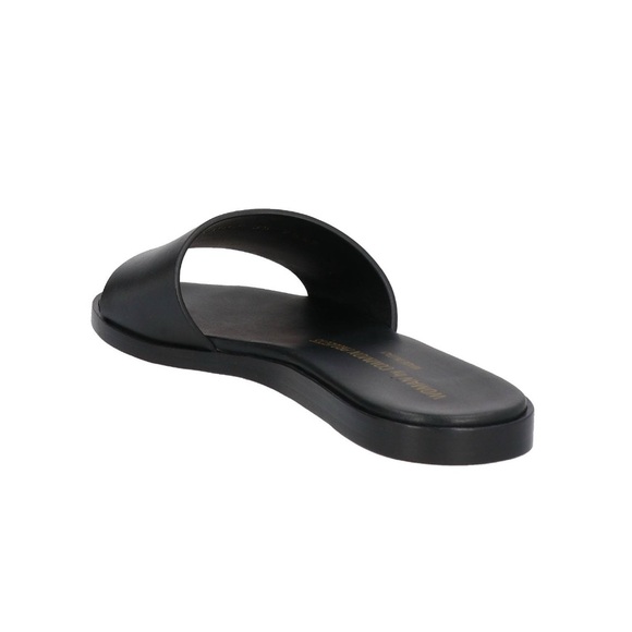 Woman by Common Projects Black Leather Sandals Size 5 - Picture 3 of 4